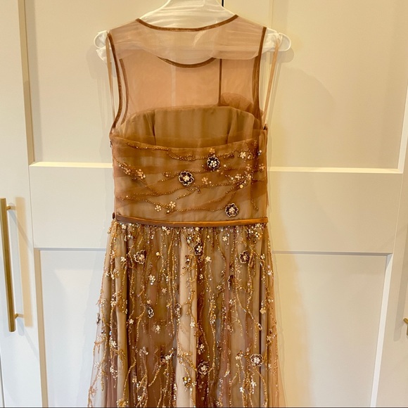 Basix Embroidered Long Dress - Picture 4 of 6